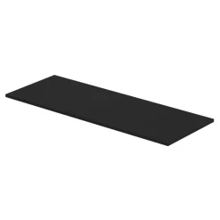 Plan De Travail Buanderie|Plan De Travail Salle De Bains|GoodHome Plan de toilette L.120 x l.45 x ép.18 cm noir mat Kentia