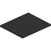 Ipiemme SRL Plan de toilette noir mat L.60 x l.51,5 x ép.2 cm, Pura+