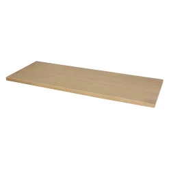 Plan De Travail Buanderie|Plan De Travail Salle De Bains|GoodHome Plan de toilette placage chêne L.120,4 x l.45,2 x ép.2,8 cm, Perma