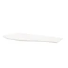 Plan de toilette pour vasque à poser version gauche Vague blanc brillant 103,1 cm