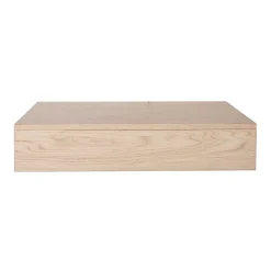 Etagère Salle De Bains|Meuble De Salle De Bains Faible Profondeur|Mob-In Plan de toilette suspendu pour vasque WILL - 60 cm - Ep. 12 cm - Décor Chêne