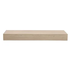 Etagère Salle De Bains|Mob-In Plan de toilette suspendu pour vasque WILL - 120 cm - Ep. 12 cm - Décor Chêne