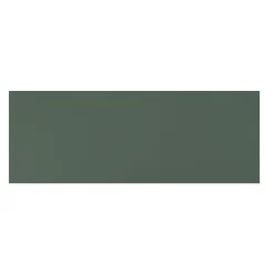 GoodHome Plan de toilette vert mat L.120,4 x l.45,2 x ép.2,8 cm, Perma