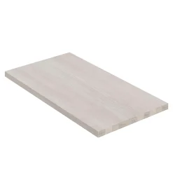 Plan De Travail Salle De Bains|T-Bath Plan de toilette 91x49x3 cm hydrofuge placage frêne naturel