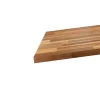 Wood&Sens Plan de travail Acacia massif huilé lamellé collé L.250 x P.65 cm, Ep.26 mm