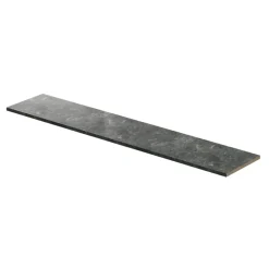 Plan De Travail Buanderie|GoodHome Plan de travail aspect marbre gris foncé Kala L.300 x l.62 x Ép.3,8 cm