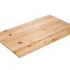 Wood&Sens Plan de travail bois massif Pin Rustique pleines lames L.240 x P.65 cm, Ep.26 mm