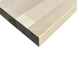 Wood&Sens Plan de travail bouleau, L.2,5 m x l.65 cm, Ep.3,6 cm