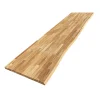 Plan De Travail Buanderie|Wood&Sens Plan de travail Chêne massif bord naturel huilé L.250 x l.65 cm, Ep.36 mm