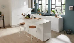 Plan De Travail Buanderie|GoodHome Plan de travail compact 1 face blanc / 1 face aspect pierre Nepeta L.300 x l.62 x Ép.1,2 cm