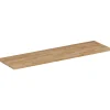 Furnidea Plan de travail en bois chêne massif naturel 160 cm pour meuble de salle de bain