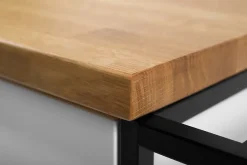 Plan De Travail Salle De Bains|Furnidea Plan de travail en bois chêne massif naturel 80 cm pour meuble de salle de bain