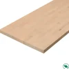 Forestea Plan de travail hêtre massif lamellé collé abouté 2500 x 650 x 38 mm