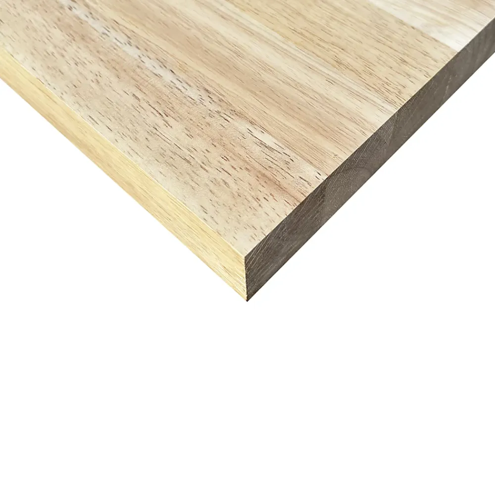 Wood&Sens Plan de travail Hévéa Massif Lamellé Collé Abouté, L.250 cm x l.65 cm, Ep.36 mm