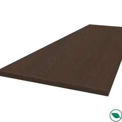 Forestea Plan de travail ilot central stratifié HPL chêne brun 1600 x 900 x 38 mm