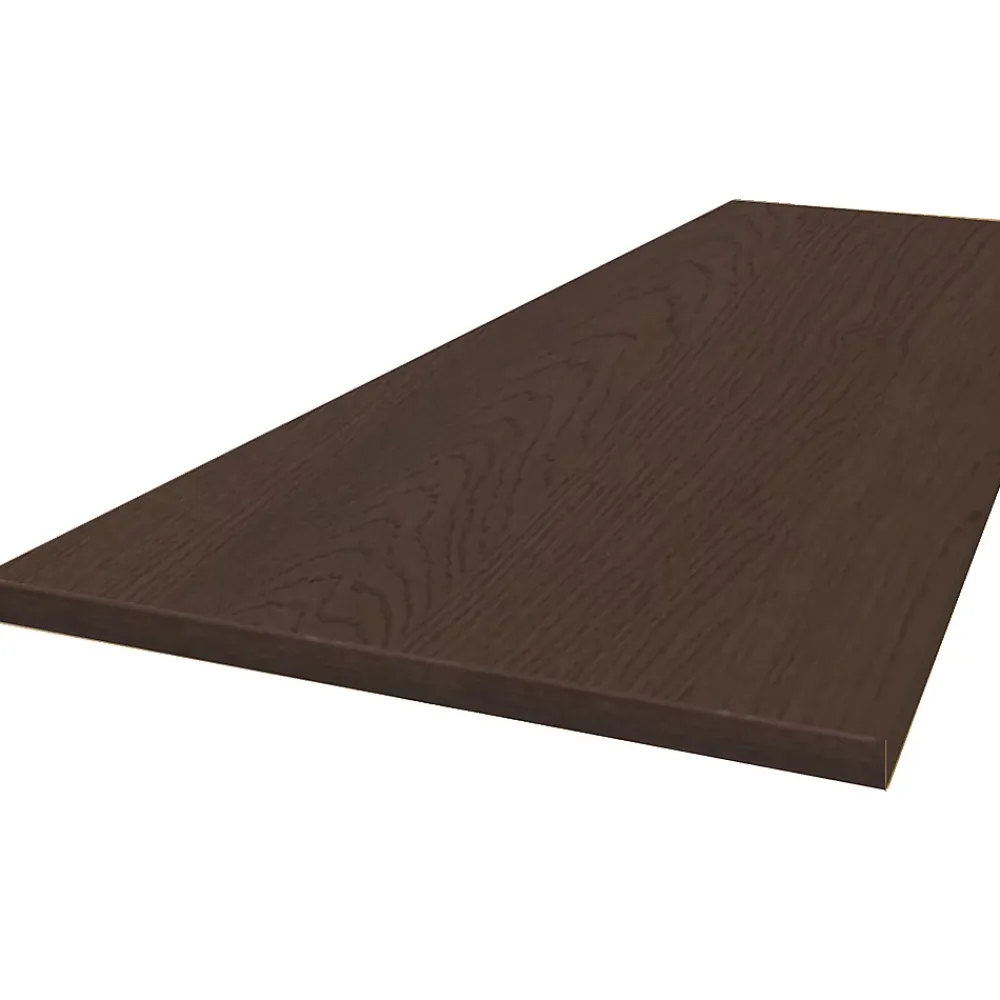 Forestea Plan de travail ilot central stratifié HPL chêne brun 1600 x 900 x 38 mm