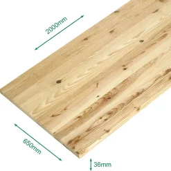 Plan De Travail Buanderie|Forestea Plan de travail pin massif 2000 x 800 x 28 mm