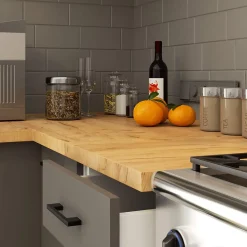 Plan De Travail Buanderie|Akord Furniture Factory Plan de travail pour la cuisine basse AKORD S80 OLIWIA Chêne Craft 80 cm couleur Chêne Craft 80x60x3,2 cm