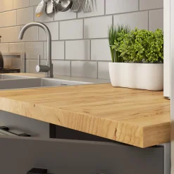 Plan De Travail Buanderie|Akord Furniture Factory Plan de travail pour la cuisine basse AKORD S80 OLIWIA Chêne Craft 80 cm couleur Chêne Craft 80x60x3,2 cm