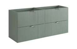 Furnidea Plan de travail pour meuble de salle de bain LINE REED GREEN vert SAUGE 120 cm