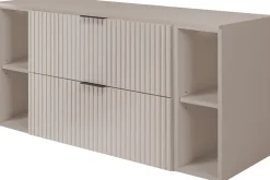 Plan De Travail Salle De Bains|Furnidea Plan de travail pour meuble de salle de bain VENA FLOW cachemire mat 120 cm