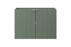 Plan De Travail Salle De Bains|Furnidea Plan de travail pour meuble de salle de bain LINE REED GREEN vert SAUGE 80 CM