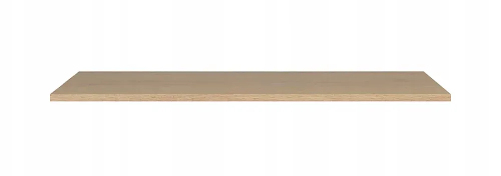 Furnidea Plan de travail pour meuble de salle de bain SIMPLE en chêne clair 120 cm