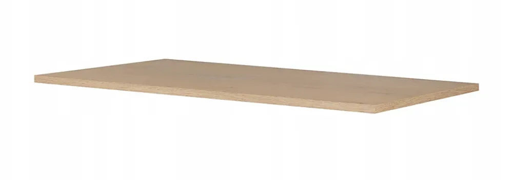 Furnidea Plan de travail pour meuble de salle de bain SIMPLE en chêne clair 120 cm