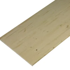 Plan De Travail Buanderie|Forestea Plan de travail sapin massif lamellé collé abouté 2500 x 600 x 28 mm