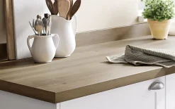 Plan De Travail Buanderie|GoodHome Plan de travail stratifié effet bois rustique L.300 x l.62 x ép.3,8 cm, Kabsa