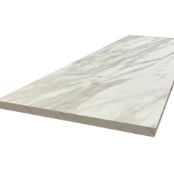 Forestea Plan de travail stratifié HPL marbre gris 2000 x 650 x 38 mm