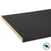 Forestea Plan de travail stratifié CPL Marbre noir 3040 x 640 x 38 mm