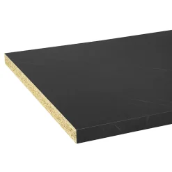 Forestea Plan de travail stratifié CPL Marbre noir 3040 x 640 x 38 mm