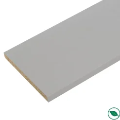 Plan De Travail Buanderie|Forestea Plan de travail stratifié aluminium 2770 x 640 EP 28 mm - Livraison comprise