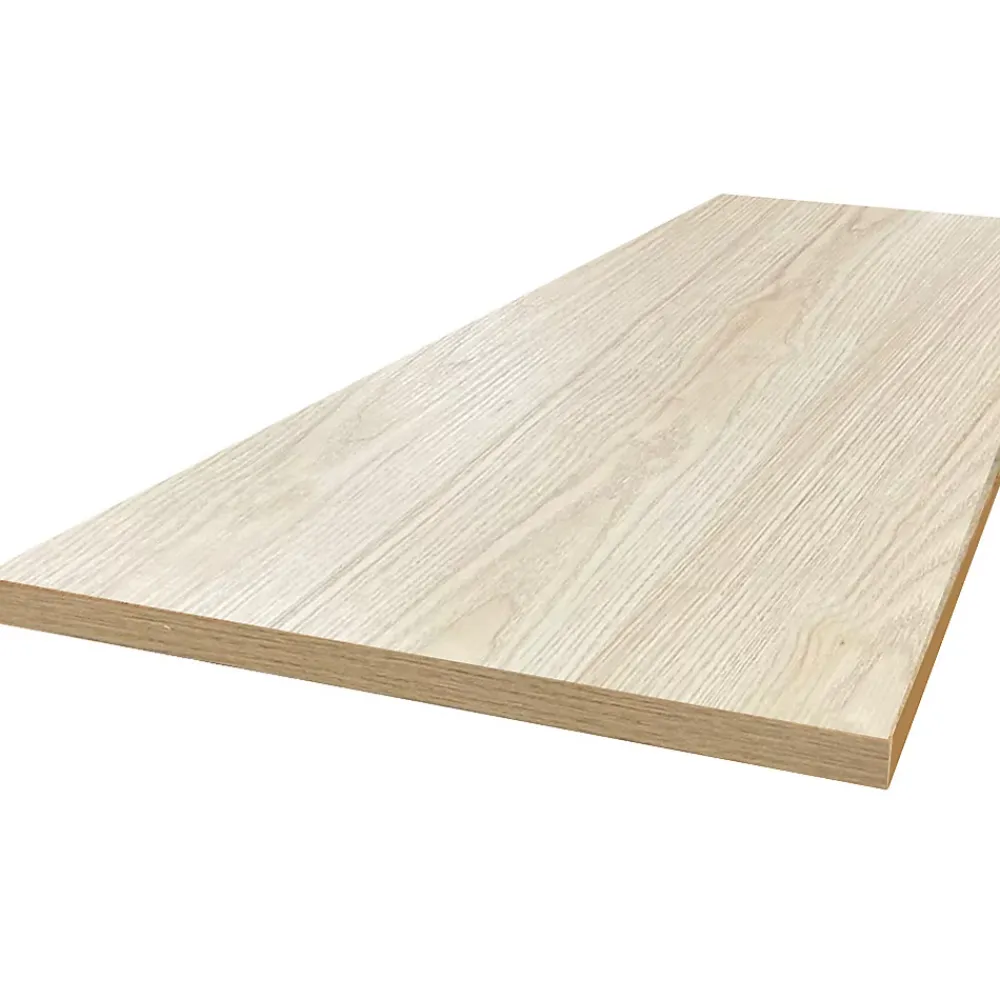Plan De Travail Buanderie|Forestea Plan de travail stratifié HPL chêne clair 3000 x 650 x 38 mm