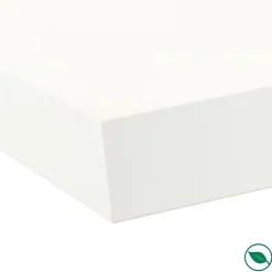 Forestea Plan de travail stratifié HPL blanc 2000 x 650 x 38 mm