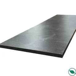 Forestea Plan de travail stratifié HPL ardoise 2000 x 650 x 38 mm