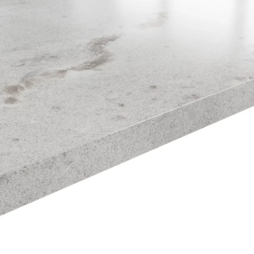 Plan de travail stratifié aspect granit clair GoodHome Berberis L.300 x Ép.3,8 cm