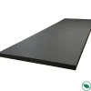 Plan De Travail Buanderie|Forestea Plan de travail stratifié HPL noir mat 2000 x 650 x 38 mm