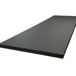 Plan De Travail Buanderie|Forestea Plan de travail stratifié HPL noir mat 2000 x 650 x 38 mm