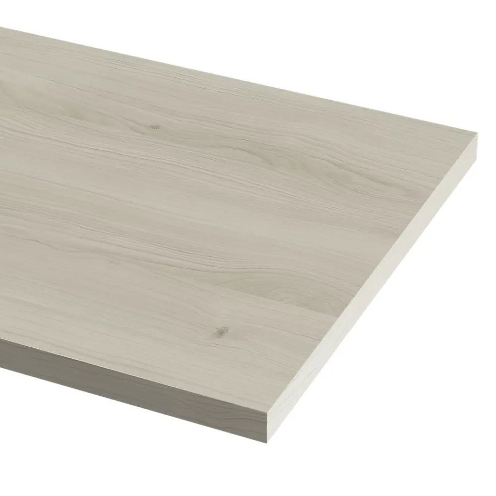 Plan De Travail Buanderie|GoodHome Plan de travail stratifié aspect bois pâle Berberis L.300 x Ép.3,8 cm