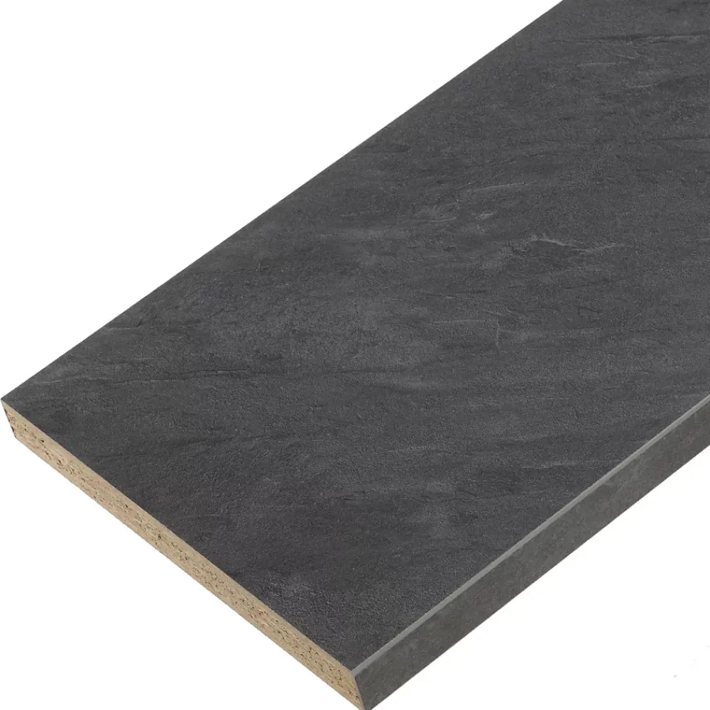 Forestea Plan de travail stratifié ardoise foncé 2750 x 640 x 38 mm