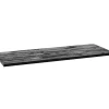 Plan De Travail Salle De Bains|Naturel Plan Stilla 120x2,5x46 cm noir (STILLAF12021)