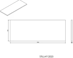 Plan De Travail Salle De Bains|Naturel Plan Stilla 120x2,5x46 cm blanc (STILLAF12023)