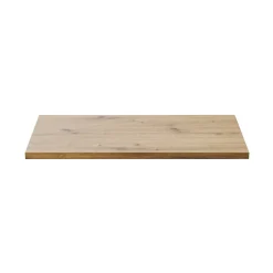 Meublorama Plan pour meuble sous vasque BRAZZA 80 cm Chene clair Epaisseur 2,5 cm À poser