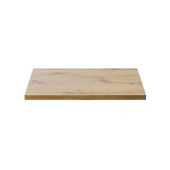 Meublorama Plan pour meuble sous vasque BRAZZA 60 cm Chene clair Epaisseur 2,5 cm À poser