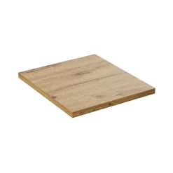 Plan Double Vasque|Meublorama Plan pour meuble sous vasque BRAZZA 40 cm Chene clair Epaisseur 2,5 cm À poser