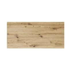 Plan Double Vasque|Meublorama Plan pour meuble sous vasque BRAZZA 100 cm Chene clair Epaisseur 2,5 cm À poser