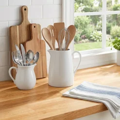 Plan De Travail Buanderie|GoodHome Plan snack chêne massif Hinita L.180 x l.62 x Ép.4 cm
