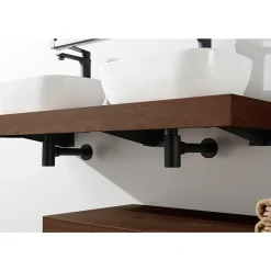 Stano Plan suspendu pour vasque TOP noyer 80 x 46 cm
